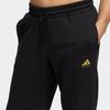 Adidas Solid Color Logo Casual Sports Long Pants Unisex Bottoms Black HP1356