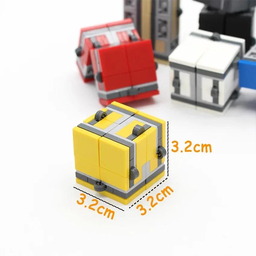 Non-Toxic Building Block Bricks Toy Puzzle Smart Fidget Magic Cubes Spinner Fingertip Technical Assembling New Intelligence Toys