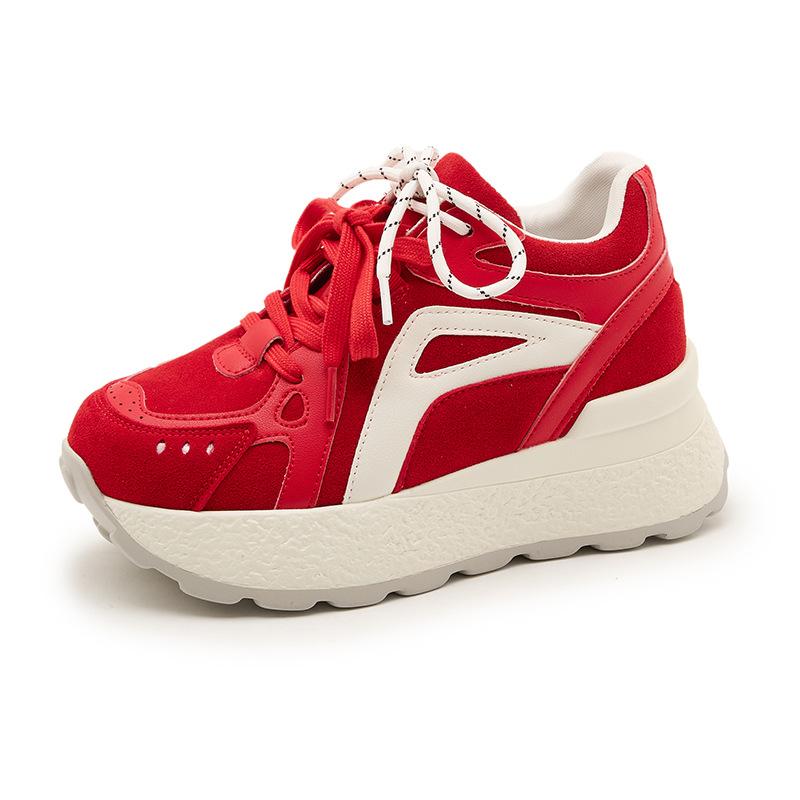 Forrest Gump Shoes Autumn New Leather Platform Small Breathable Sports and Leisure Shoes