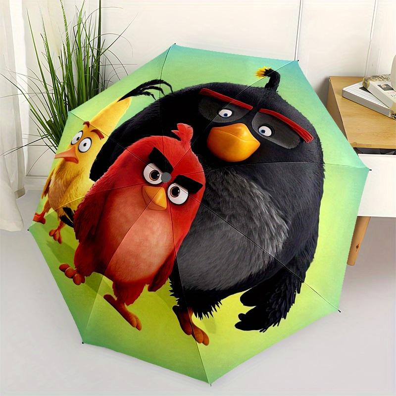 

1pc Angry Birds Movie Characters Umbrella with Plastic Handle,Suitable for All Seasons Home Travel Outdoor UmbrellaM1210