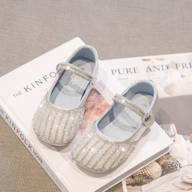 Girls' Princess Shoes Spring New Girls' Leather Shoe Soft soled Children's Shoe Fashion Girls' Single Shoes Anti slip Girl Shoes
