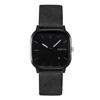 Fashion Watch Simple Square Dial PU Leather Quartz Men Business Watch Wristwatch for Men Clock for Women Montre Homme