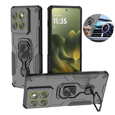 Für Motorola Moto Edge 70 5G Hülle Ringhalter Stoßfeste Rüstung Handyhüllen für Moto Edge70 Linsenschutz Abdeckung