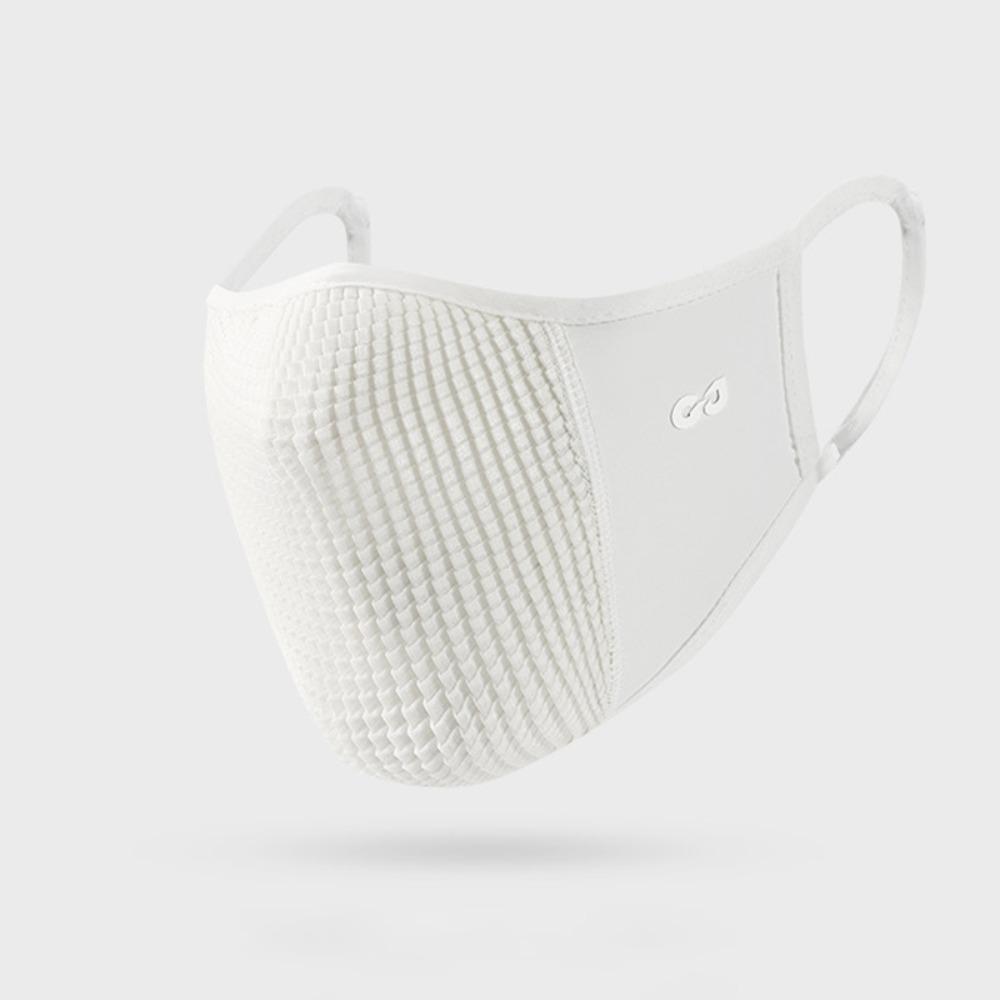

Reusable Cycling Mask Washable Sunscreen Mask Portable UV Face Mask Summer Outdoors Sports білий