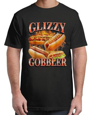 Glizzy Gobbler Vtipný Párek Hot Dog Meme Bootleg Grafika Pánské/Dámské Tričko S-4XL Unisex