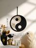 Yin Yang Mirror Wall Hanging Wall Decor Wooden Tai Chi Bagua Diagram Bedroom Living Room Decors Aesthetic Home Decoration Crafts