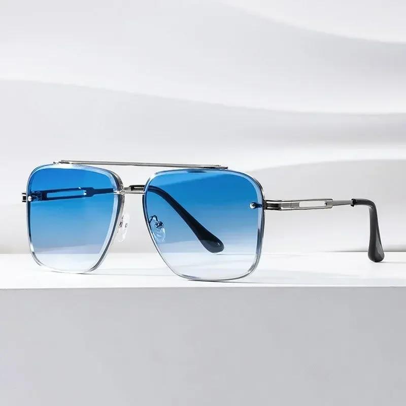 2025 Nouvelle Mode Luxe Classique Mach Six Style Lentille Dégradée Hommes Lunettes De Soleil Hommes Vintage Marque Design Lunettes De Soleil Oculos De Sol
