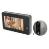 Peephole Camera 4.3in IPS Screen 1080P Infrared Night Vision Video Doorbell Viewer Two Way Audio