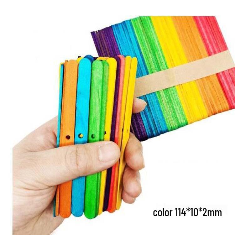 4mm Wooden Wick Holder, Multi-Hole Popsicle Sticks, 100 Pcs DIY Candle Wick Making Tools