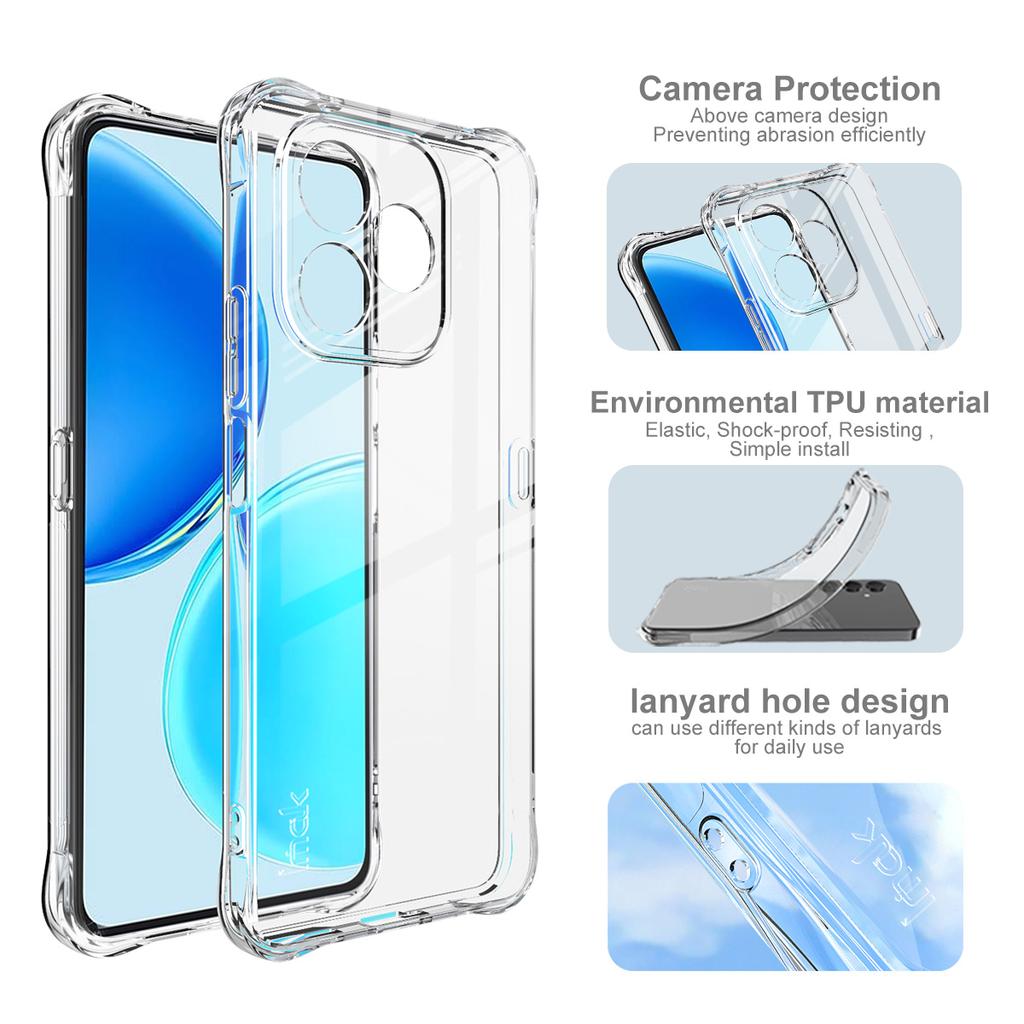 For Honor X8d 4G Phone Case IMAK Shock-resistant Soft Case