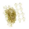 80Pcs Cartoon Bee Paper Clips Cute Shaped Fun Bookmarks with Transparent Box School Supplies Gold