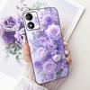 For Motorola Moto E13 Case Moto E14 Luxury Flowers Butterfly Painted Cover Soft Silicone Case For Motorola E14 E 13 MotoE13 Bags