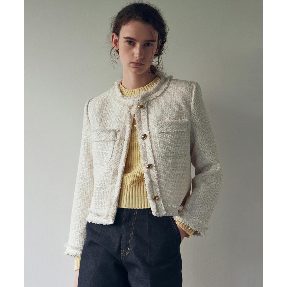 

NICK&NICOLE КУРТКА ИЗ КЛАССИЧЕСКОГО ТВИДА ИЗ КЛАССИЧЕСКОЙ БУКИ_КРЕМОВЫЙ