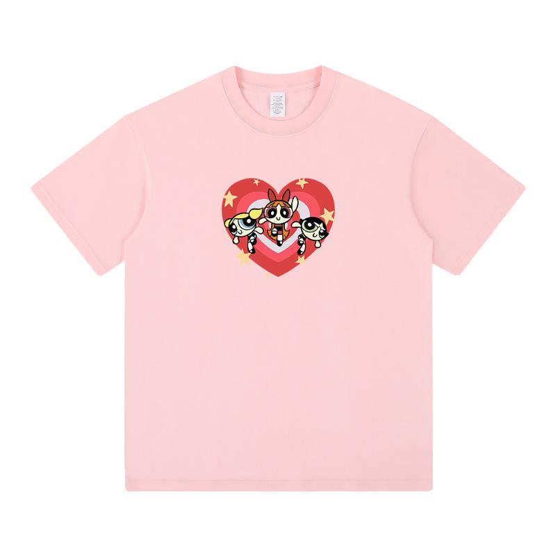 Y2K Anime Graphic Tee: Crew Neck, Short Sleeve, Pure Cotton, Unisex College Style