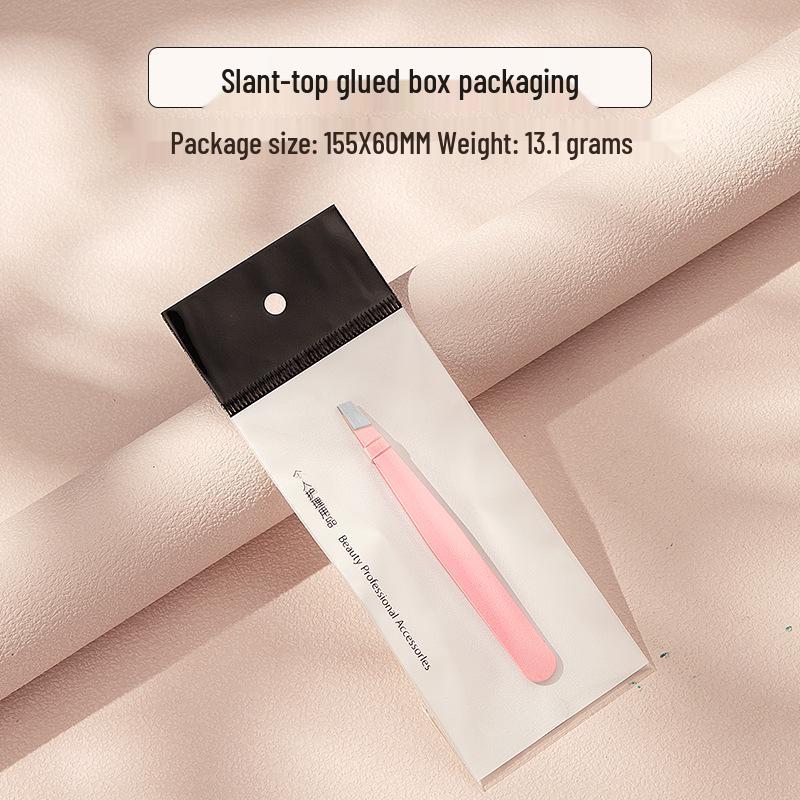 Stainless Steel 96-Piece Eyebrow & Beard Tweezers Set with Double Eyelid Stickers