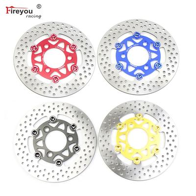220mm Brake Disc Motorcycle 3 Hole Stainless Steel Front Rear Disc Rotor Disks Scooter Sport Bike Dirt Bike ATV Pitbike