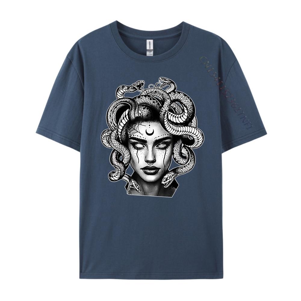 

Tattooed Medusa Greek Mythology Blackwork Unisexs Clothing New Year 2025 Harajuku 4XL