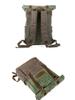 Retro European & American Color Block Canvas Backpack - Oil Wax Finish for Outdoor Hiking, Travel, Mountaineering, School, or Students