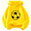 Funny Game Day Football Hoodie Children's Sweatshirt Hoody for Boys Girls Casual Hoodies Hip Hop Clothes