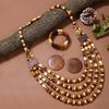 Handmade Vintage Boho Bib Beads Ethnic Style Geometric Beaded Necklace  Jewelry Accessories