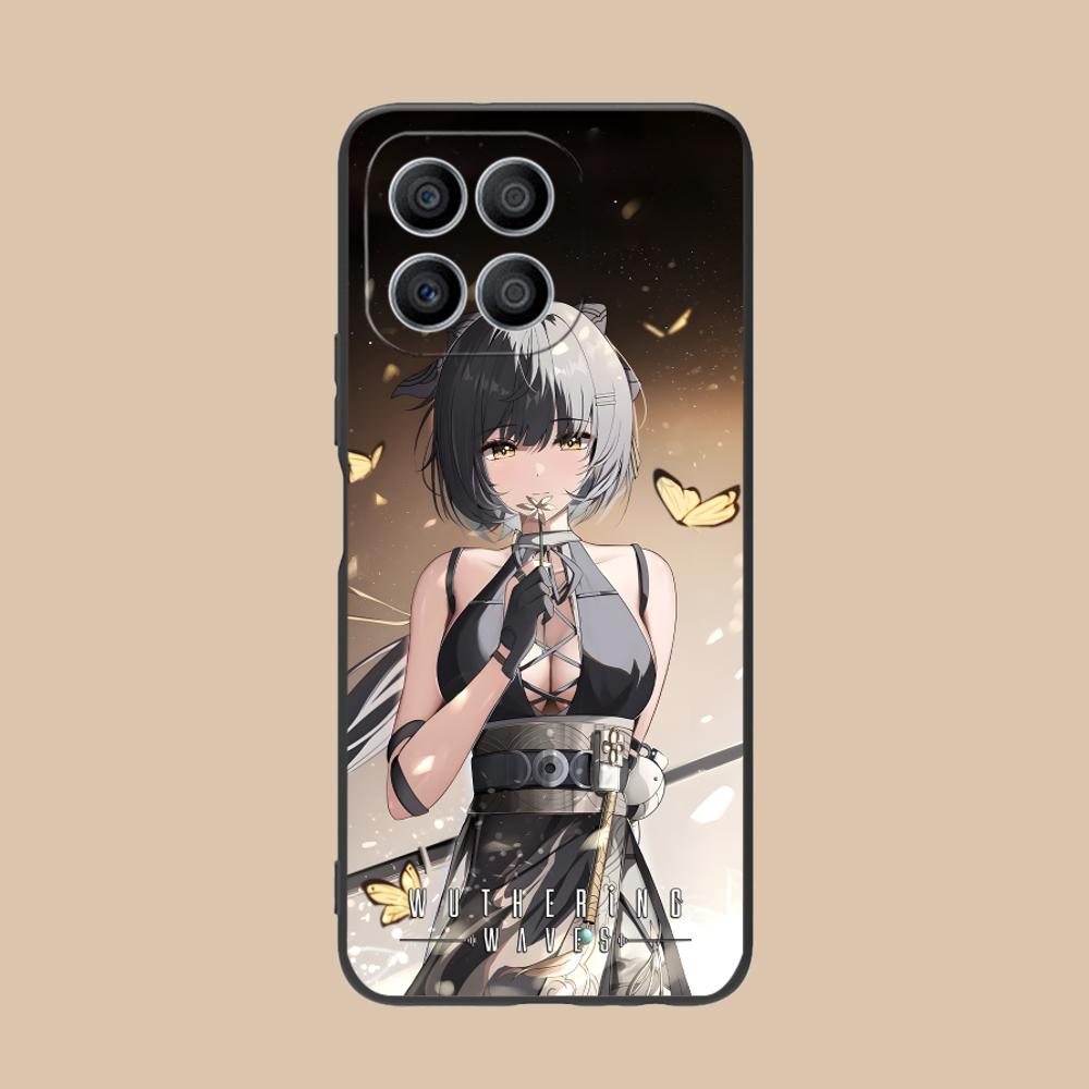 

Wuthering Waves Rover Mobile Phone Case for Honor 90 80 70 60 50 30 20 10 9 8 7 Pro S SE Lite 5G Colorful Printing Cover Cover Honor 8