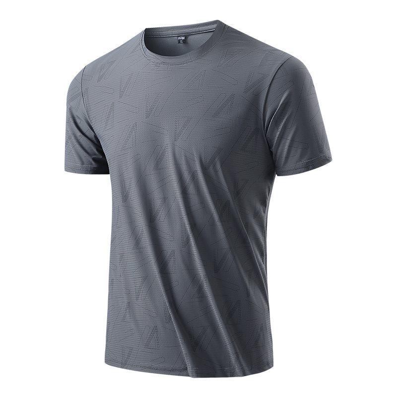 2026 Summer Men's Camouflage Quick Dry Ice Silk T-shirt - Short Sleeve, Casual Outdoor Round Neck