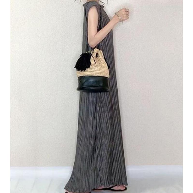 Women Summer Loose Sleeveless Dress Comfortable Lightweight Elegant High Recognition Slimming Flattering Fit Minimalist Effortless Chic Daily Wear
