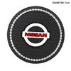 1/2 Pezzi Sottobicchiere per Auto con Strass Portabicchieri Pad Antiscivolo Per Nissan J10 X-Trail Qashqai Juke Leaf Micra NOTE Patrol Gadget