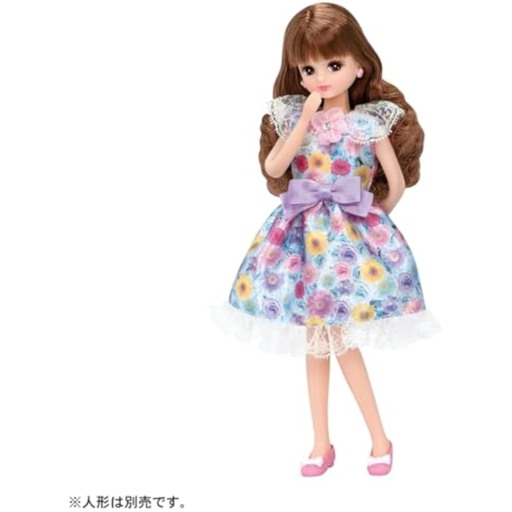 Takara Tomy “Licca-chan Dress LW-01 Joyful Flower” Dress Up Doll Playhouse Toy 3 Year Old and Ove...