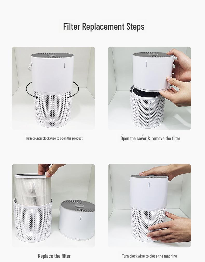Best-Selling Desktop Air Purifier: Touch Control Odor, Smoke & Dust Removal, Popular In Europe, America, Japan.