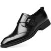 British Luxury Casual Men Business Leather Shoes Outdoor Fashion Brand Antiskid Formal Loafers Italian Male Wedding Flats Shoes