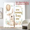 2pcs, 2D FLAT PRINTING Curtains (Without Rod) BunnyBirthdayOne Modern Print Curtains Durable Polyester Curtains Home Decor