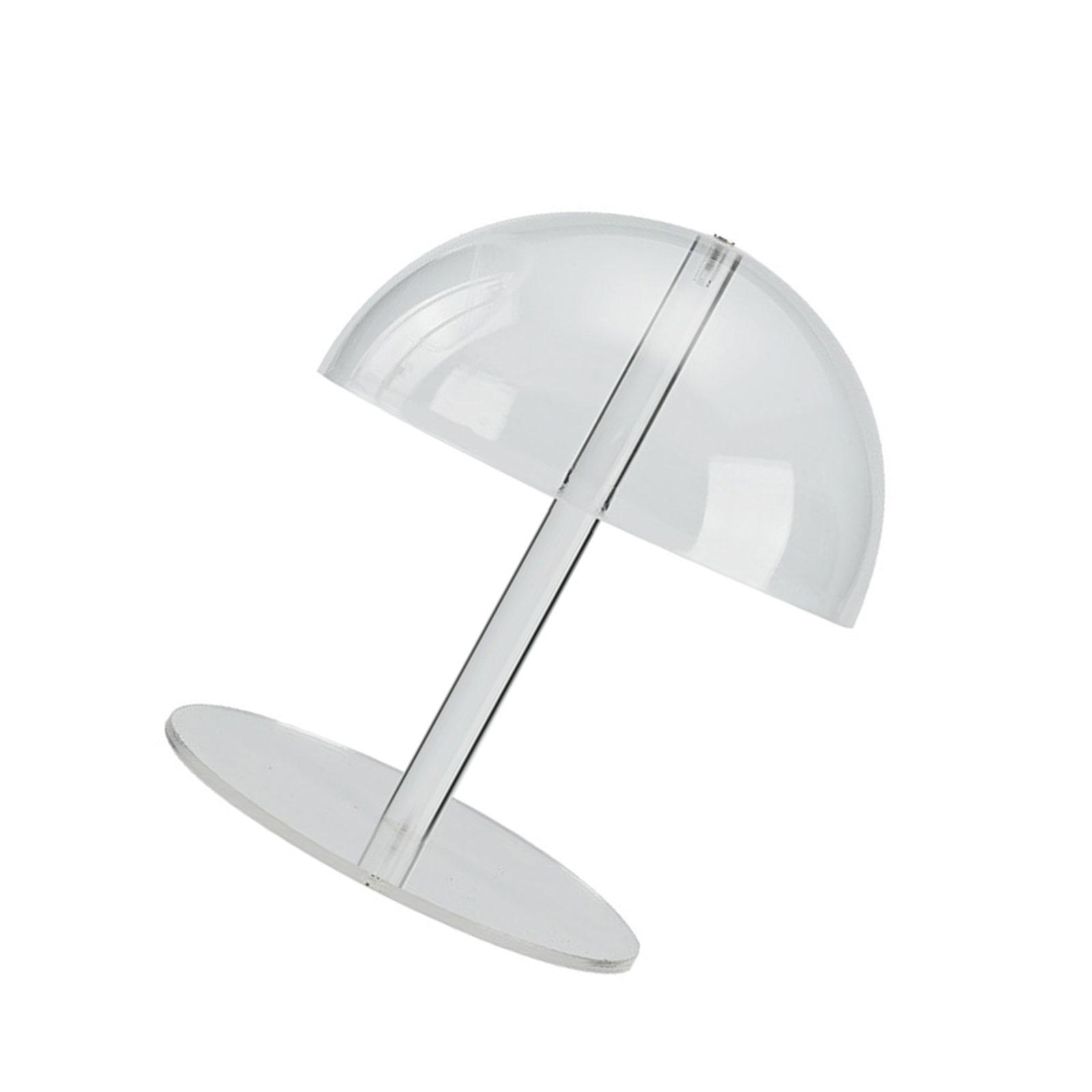 

Багатофункціональний акриловий тримач для кепок Модна стійка для демонстрації капелюхів Акрилова текстура Ідеально підходить для колекції капелюхів та експозиційних потреб 20 прозорий