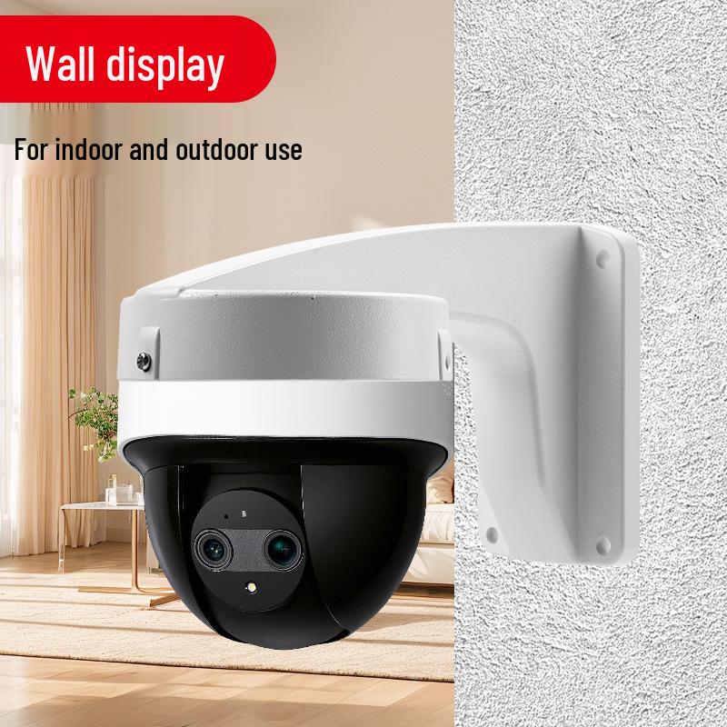 1258ZJ Aluminum Alloy Indoor Dome Camera Wall Mount with Concealed Wiring & Universal Hole