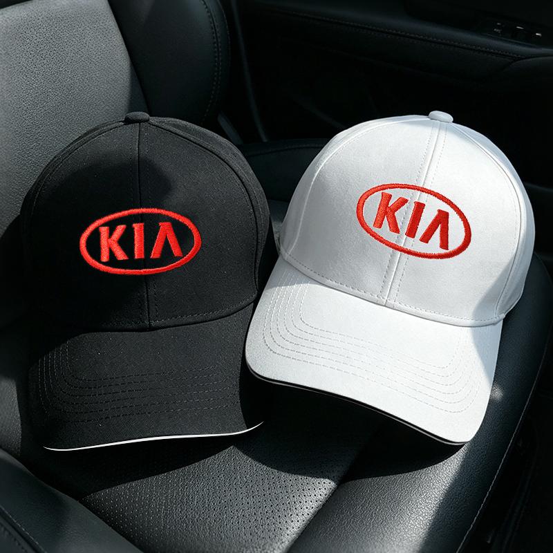 Kia Emblem Baseball Hat Men Women Adjustable Peaked Cap For KIA K3 Sportage Carnival K5 Seltos Pegas KX1 EV5 Sonet EV6 K4 EV3