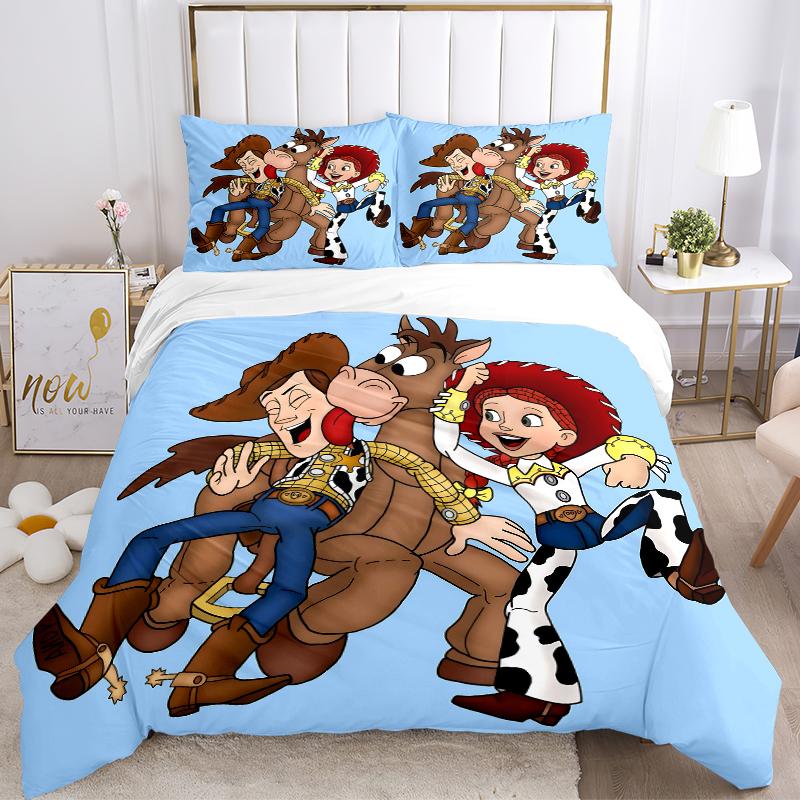 3Pcs Toy Story Adventure Bedding Sets For All Sizes New 3D Printed Bed Cover Comforter Duvet Cover Pillowcase Bedroom Decoration