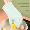 Silicone Heat-Resistant Oven Gloves: Anti-Scald, High-Temperature Insulated Baking Mitts