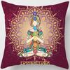 Mysterious Vintage Religious Yoga Symbol Pillowcases Home Decor housse de coussin cojines decorativos para sofá poduszka