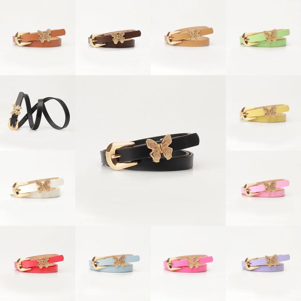 Style Pu Leather Belt With Bow Decor For Girls And Women Summer Wear