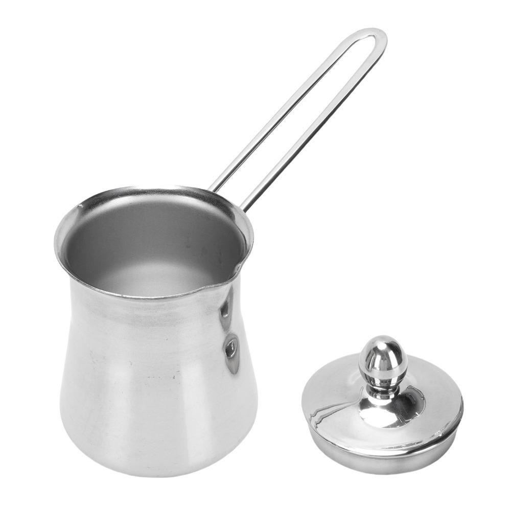450ml 15.2oz Greek Coffee Pot Heat Resistant Handle Arabic Coffee Pot For Chocolate Melting