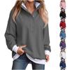 Women's Long Sleeve Pullover Top with Lapel Collar