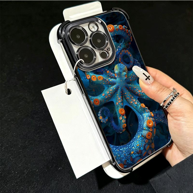 Ocean Octopus Marine Life Soft Phone Case For Xiaomi Poco X7 X8 Pro Max X6 X5 X3 F8 Ultra F7 M8 M7 M5S Redmi 15C 15A 15 14C 13C