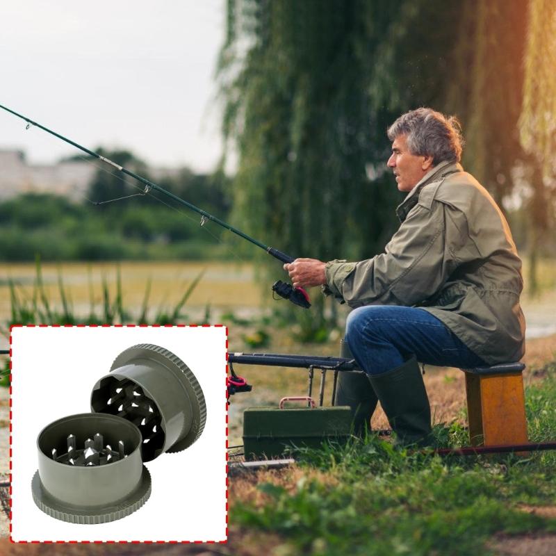 Fischfutter Angelköder Boilie Crusher Mahlbox Handheld Köder Mahlwerkzeug Tragbare Angelköder Mahlbox