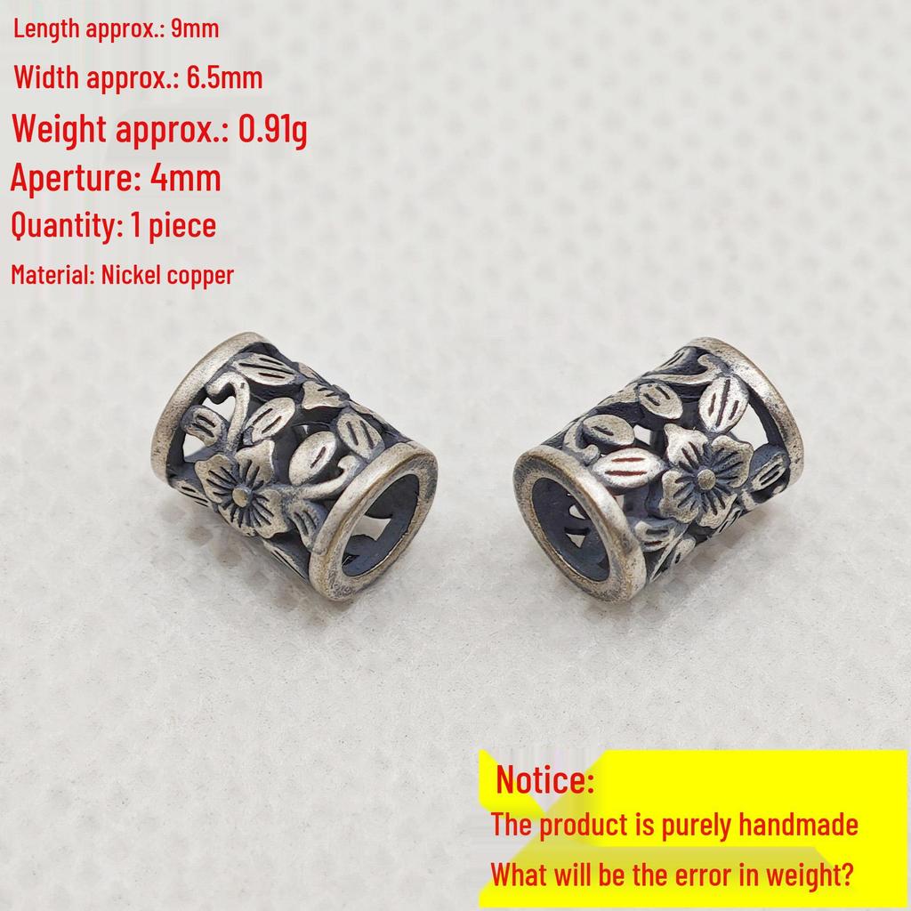 Legierung Sterlingsilber Blume Abstandshalter Perlen für DIY Schmuck Halskette, Armband oder Anhänger Zubehör