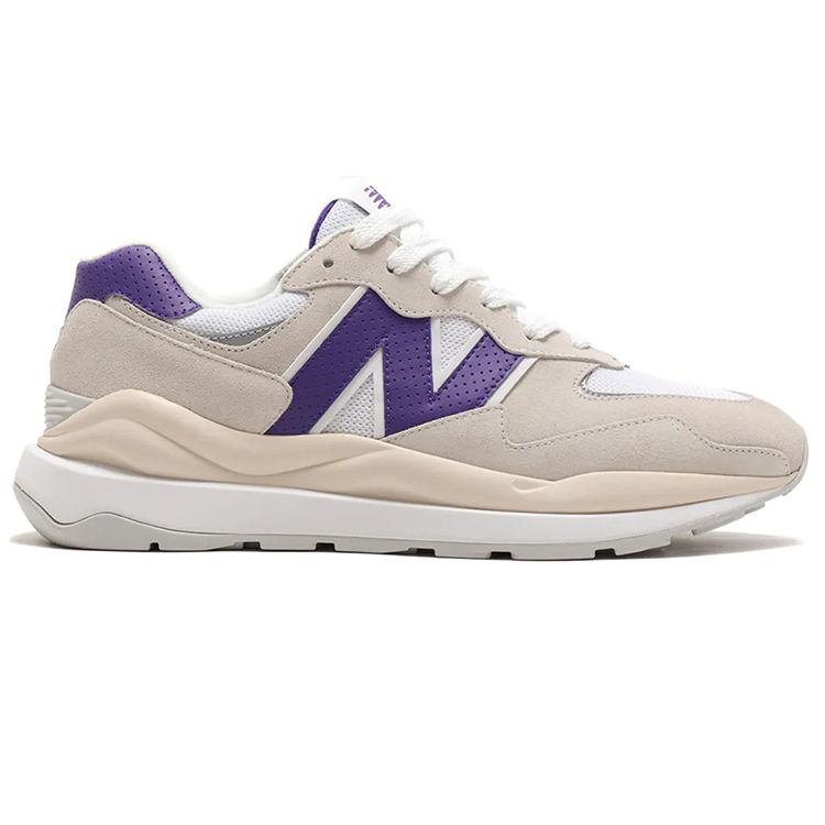 New Balance 57/40 Sale Marino Viola Prisma Sneakers da Uomo Bianco M5740SB1