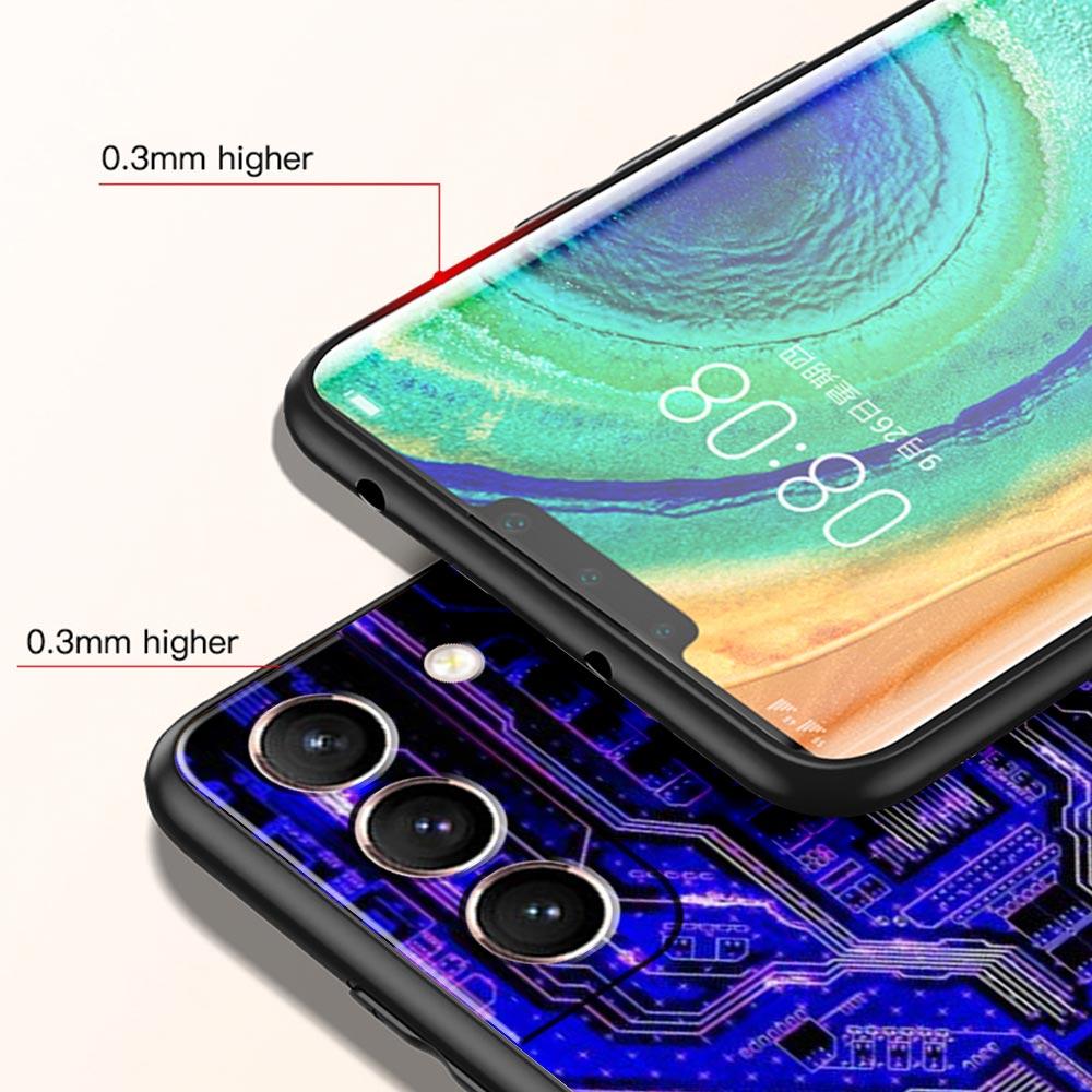 Handyhülle für Samsung Galaxy S23 S22 Ultra S20 S21 FE 5G S10 S9 Plus S10E S8 Note 20 Cover Innenplatine Leiterplatte