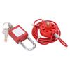 Cable Lock Premium Nylon Stainless Steel Sturdy Durable Adjustable Wide Application Steel Cable Lock