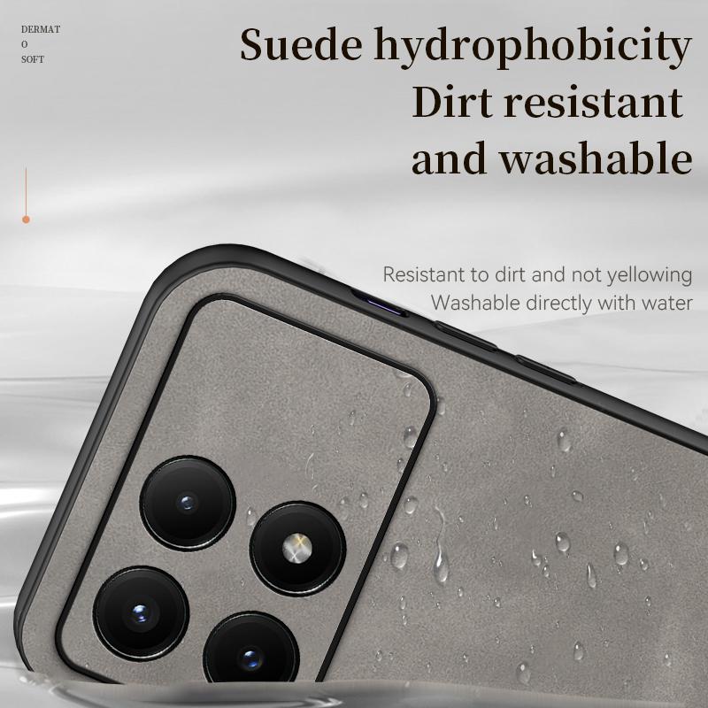 Etui na Pocco F 6 Pro Magnetyczny Uchwyt Samochodowy Etui na Telefon Dla Xiaomi Poco F6 Pro 5G Poko Little F6Pro Wstrząsoodporna Skórzana Tylna Pokrywa