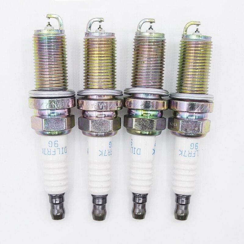 

4 шт. DILFR7K9G 90919-01276 двойная иридиевая свеча зажигания, подходит для Lexus 2017 GS Turbo 2016 GS200t 2008 GS300 9091901276 4PCS