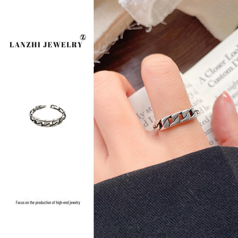 Inel Thai Argint pentru Femei, Stivuibil - Argint 925, Design de Nișă, Bijuterii Simple și Versatile